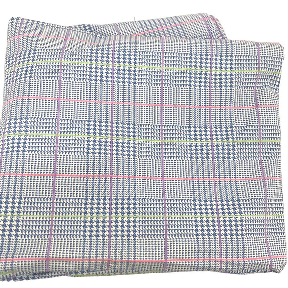 Lauren Ralph Lauren Pastel Houndstooth Full Flat Sheet